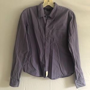 Purple button up